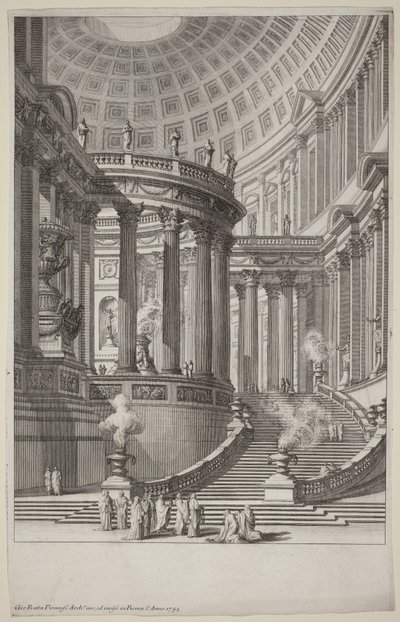 Ókori templom alkotó: Giovanni Battista Piranesi
