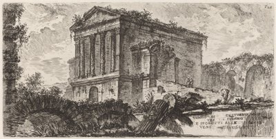 Clitumno temploma Foligno és Spoletti között alkotó: Giovanni Battista Piranesi
