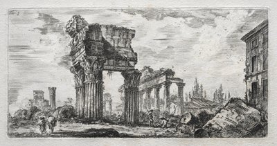 Jupiter Thunder temploma. alkotó: Giovanni Battista Piranesi