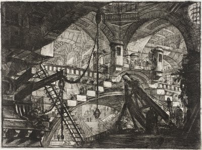 A boltív kagylódísszel alkotó: Giovanni Battista Piranesi