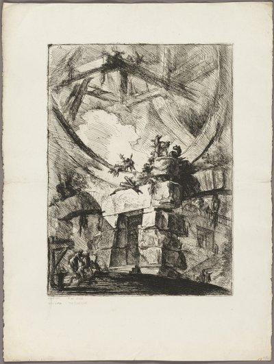 Az Óriáskerék, 9-es tábla a képzeletbeli börtönökből alkotó: Giovanni Battista Piranesi