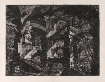 A gótikus ív, 14. tábla Carceri d alkotó: Giovanni-Battista Piranesi