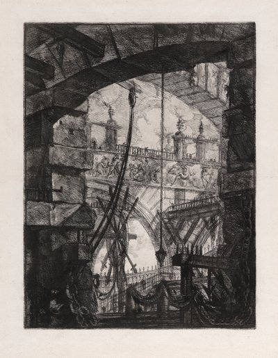 A Grand Piazza, 4. tábla Carceri d alkotó: Giovanni Battista Piranesi