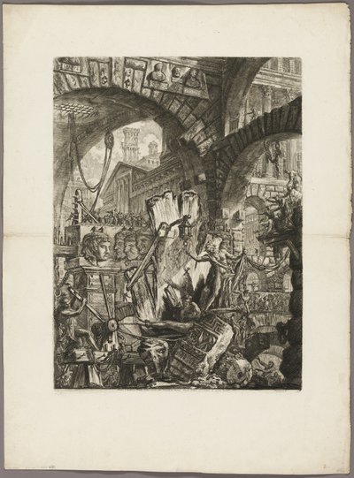 The Man on the Rack, 2. lemez a képzeletbeli börtönökből alkotó: Giovanni-Battista Piranesi