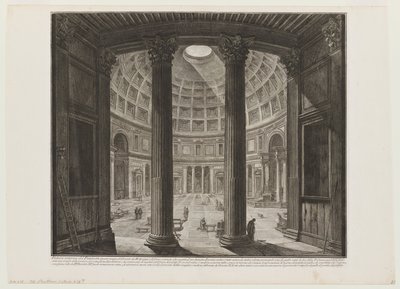 A Pantheon, belső tér alkotó: Giovanni Battista Piranesi