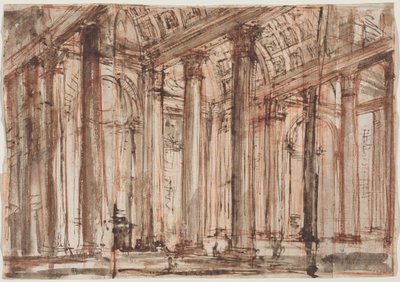 A Pantheon oszlopcsarnoka alkotó: Giovanni Battista Piranesi