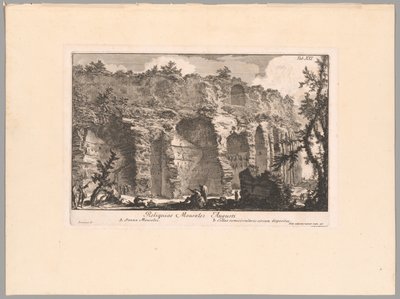 Augustus mauzóleumának maradványai, XXI. tábla a The Campus Martius of Ancient Rome (Az ókori Róma Martius kampusza) című kötetből. alkotó: Giovanni Battista Piranesi