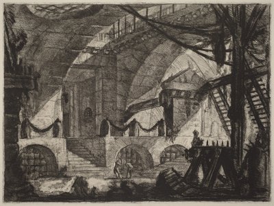 Fűrészbak alkotó: Giovanni Battista Piranesi