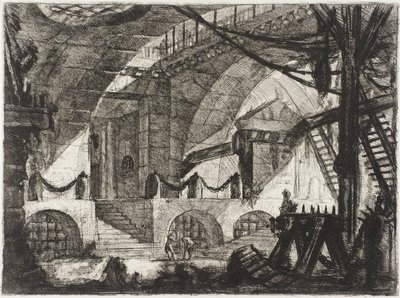 A fűrészbak alkotó: Giovanni Battista Piranesi
