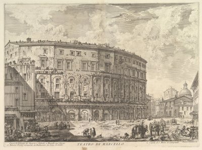 Marcellus Színház Marcellus Színház, kb. 1757. alkotó: Giovanni Battista Piranesi