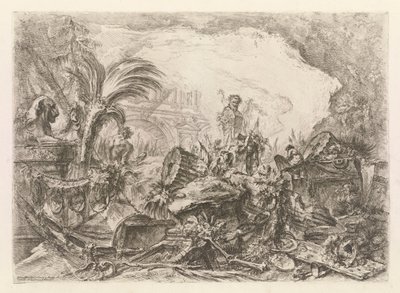 Diadalív, Grotteschiból (groteszkek) alkotó: Giovanni Battista Piranesi