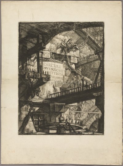 Címlap a képzeletbeli börtönökből alkotó: Giovanni Battista Piranesi