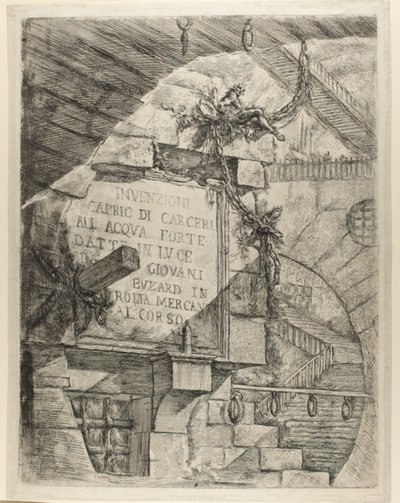 Címlap a képzeletbeli börtönökből alkotó: Giovanni Battista Piranesi