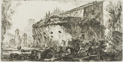 Scipiók sírja, 18. tábla a Diadalívek és más boltívek néhány nézetéből alkotó: Giovanni Battista Piranesi