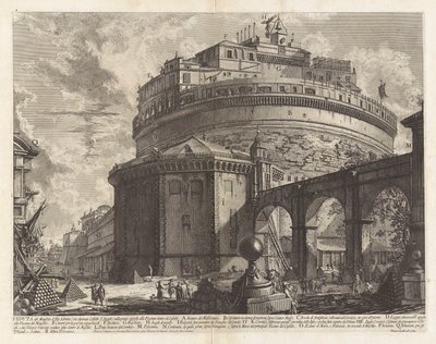 Kilátás a mauzóleumra d alkotó: Giovanni Battista Piranesi