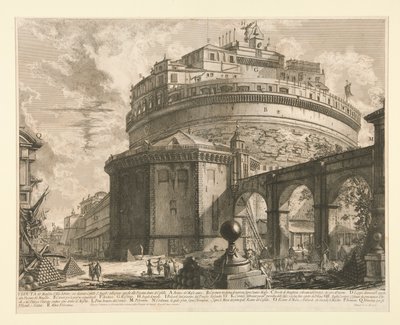 Kilátás a mauzóleumra d alkotó: Giovanni Battista Piranesi