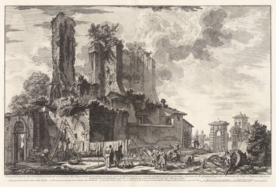 Kilátás a alkotó: Giovanni Battista Piranesi