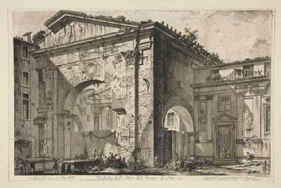 Kilátás a alkotó: Giovanni Battista Piranesi