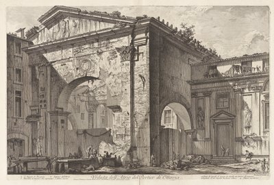 Kilátás a alkotó: Giovanni-Battista Piranesi