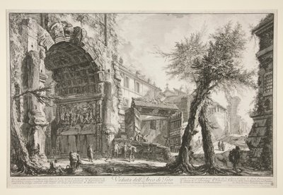 Kilátás a alkotó: Giovanni Battista Piranesi