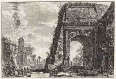 Kilátás a alkotó: Giovanni Battista Piranesi