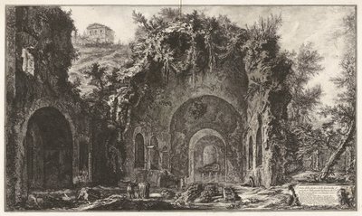 A forrás és a Spelonche nézete d alkotó: Giovanni-Battista Piranesi