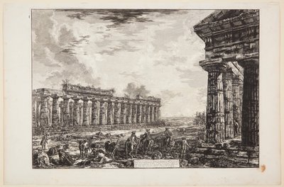 A 18 oldaloszlop látképe, az első táblán ábrázolttal ellentétes oldalról rajzolva [...] alkotó: Giovanni Battista Piranesi