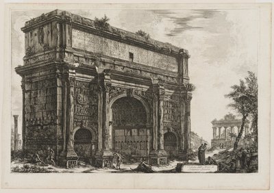 Septimius Severus látképe alkotó: Giovanni Battista Piranesi