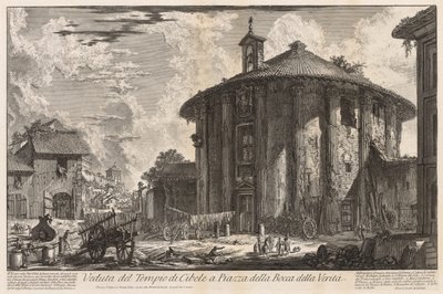 Kilátás Rómára: Cybele temploma alkotó: Giovanni Battista Piranesi