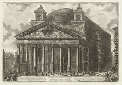 Róma látképe: Pantheon alkotó: Giovanni Battista Piranesi