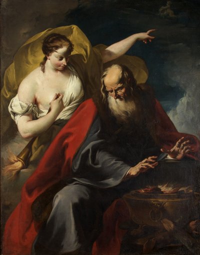 Tél és nyár allegóriája, 1720 körül (olaj, vászon) alkotó: Giovanni Battista Pittoni