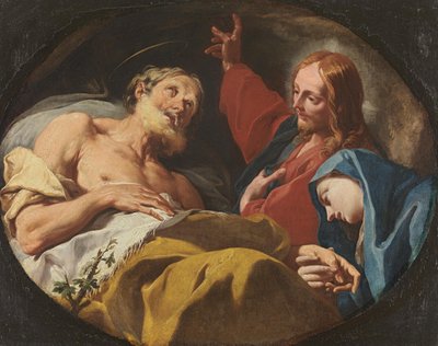 Der Tod des hl. Joseph alkotó: Giovanni Battista Pittoni