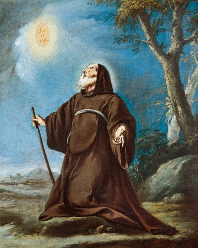 Paolai Szent Ferenc, ifjabb Giovanni Battista Pittoni (1687-1767) alkotó: Giovanni Battista Pittoni