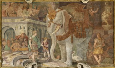 A királyi elefánt alkotó: Giovanni Battista Rosso Fiorentino