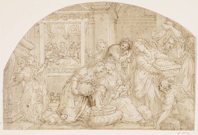 Mária születése alkotó: Giovanni Battista Rovere