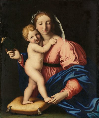 Szűz és Gyermek alkotó: Giovanni Battista Salvi (workshop of)