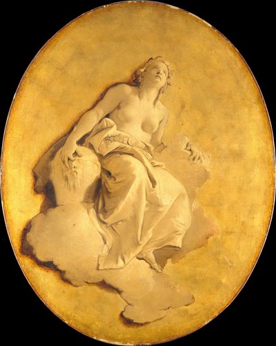 Egy női allegorikus alak alkotó: Giovanni Battista Tiepolo
