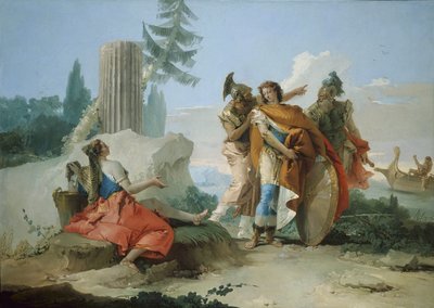 Rinaldo által elhagyott Armida, 1742-45 alkotó: Giovanni Battista Tiepolo