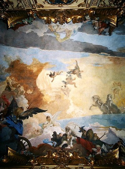 Részlet a Nap folyásából, 1740 alkotó: Giovanni Battista Tiepolo