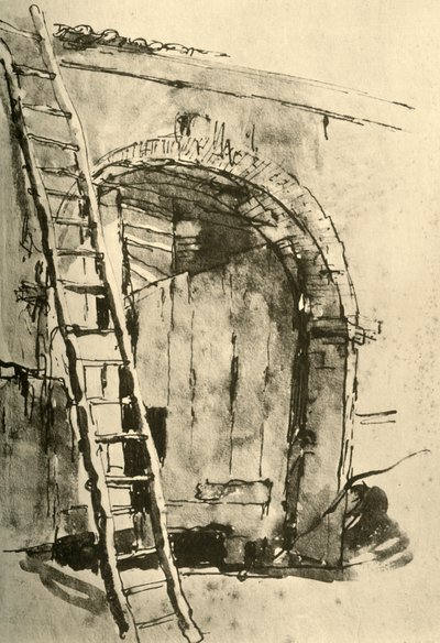 Tor, Mitte des 18. Jahrhunderts, 1928 von Giovanni Battista Tiepolo