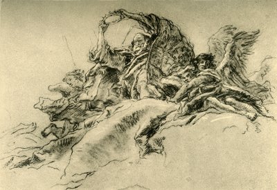 Isten, az Atya és az Angyalok, c1754, 1928 alkotó: Giovanni Battista Tiepolo