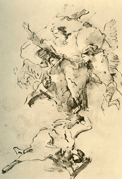 Isten, az Atya angyalokkal körülvéve, 1758-1759, 1928 alkotó: Giovanni Battista Tiepolo