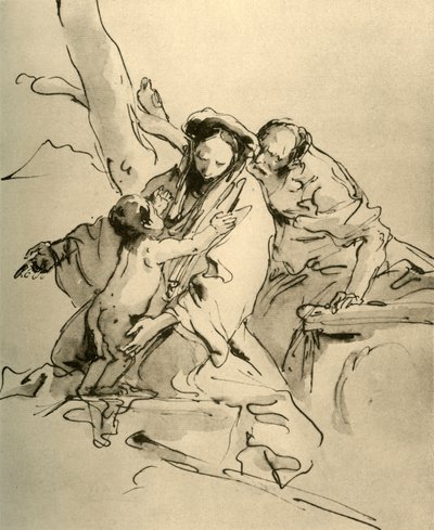 Szent Család, 18. század közepe, 1928 alkotó: Giovanni Battista Tiepolo