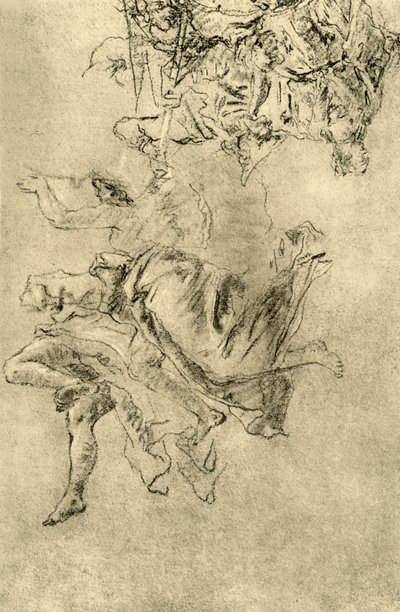 Lebegő zsenik, 1752-1753, 1928 alkotó: Giovanni Battista Tiepolo