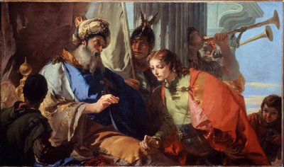 József megkapja a fáraó gyűrűjét alkotó: Giovanni Battista Tiepolo