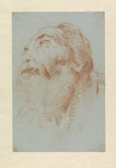 Egy öregember feje alkotó: Giovanni-Battista Tiepolo