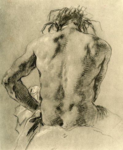 Akt hát, 1751, 1928 alkotó: Giovanni Battista Tiepolo