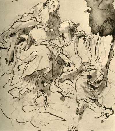 Öreg és fiatal nő, 1761, 1928 alkotó: Giovanni Battista Tiepolo