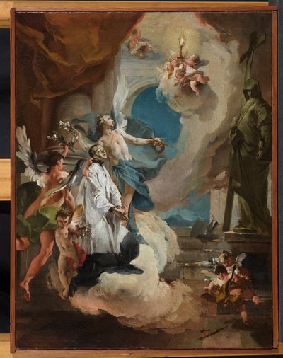St. Aloysius Gonzaga in Glory, 1726 körül alkotó: Giovanni Battista Tiepolo