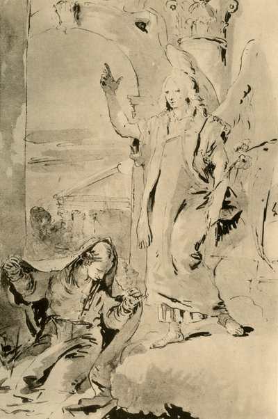 Angyali üdvözlet, 18. század közepe, 1928 alkotó: Giovanni Battista Tiepolo